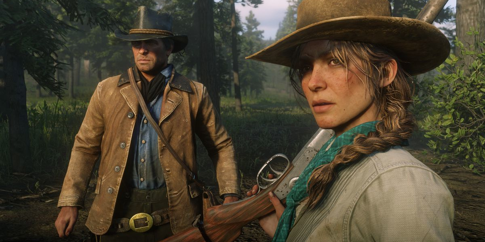 RDR2 Sadie and Artur 