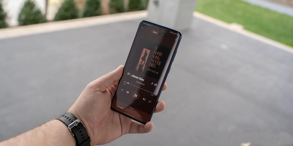 YouTube Music on smartphone